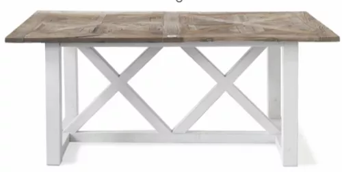 By Kohler Einzigartig und handgefertigt  Esstisch Baywood 220x100x76cm Kreuzbein (202423)