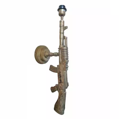 By Kohler Einzigartig und handgefertigt  Wandleuchte Maschinengewehr 10x17x44cm (115682)