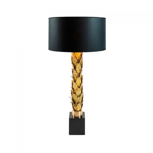 By Kohler Einzigartig und handgefertigt  Tischlampe 13x13x89cm gold  (115929)