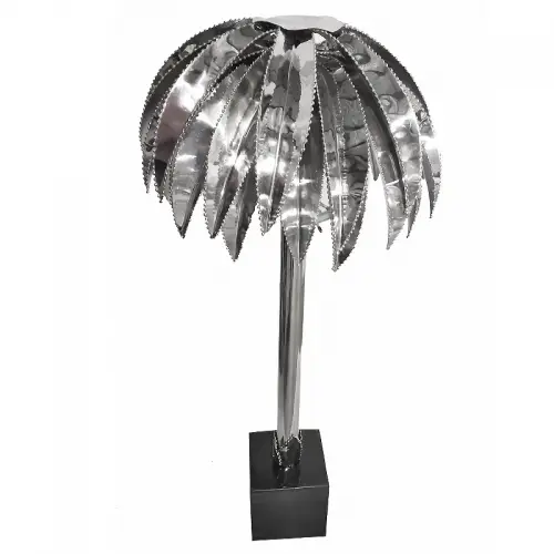 By Kohler Einzigartig und handgefertigt  Tischlampe 38x38x80cm Studio 54 Große Palme (112569)