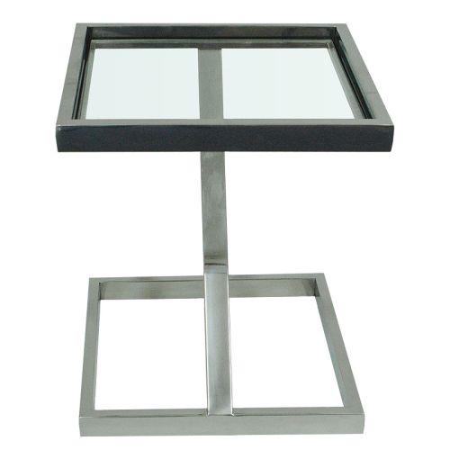 By Kohler Einzigartig und handgefertigt  Side Table Hadlee 45x45x51cm With Clear Glass (108596)