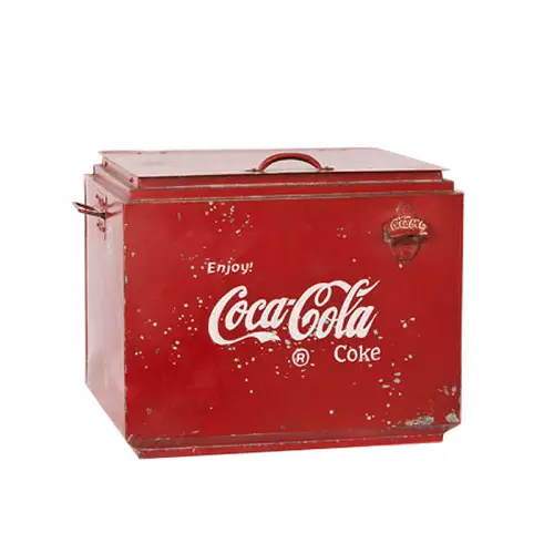 By Kohler Einzigartig und handgefertigt  Coca-Cola-Box 46x41x40cm (109541)
