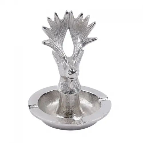 By Kohler Einzigartig und handgefertigt  Ashtray 13x13x13cm With Moose Top (107909)