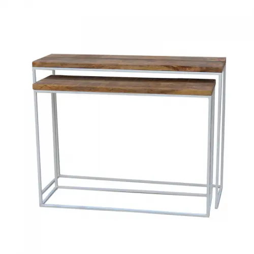 By Kohler Einzigartig und handgefertigt  Console Table Set Kairo 110x35x84cm (112839)