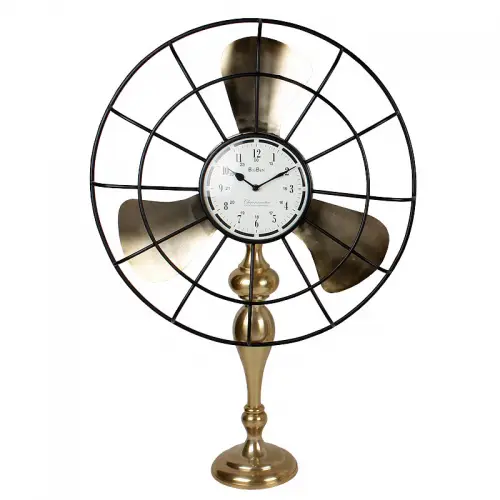 By Kohler Einzigartig und handgefertigt  Table Clock 46x18x70cm Fan (112509)