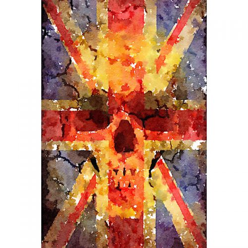 By Kohler Einzigartig und handgefertigt  Britische Flagge 120x180x2cm (107736)