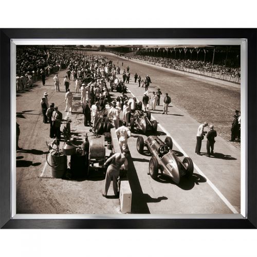 By Kohler Einzigartig und handgefertigt  Boxenstopp Indianapolis 500 - 1948 100x150x3cm (102670)