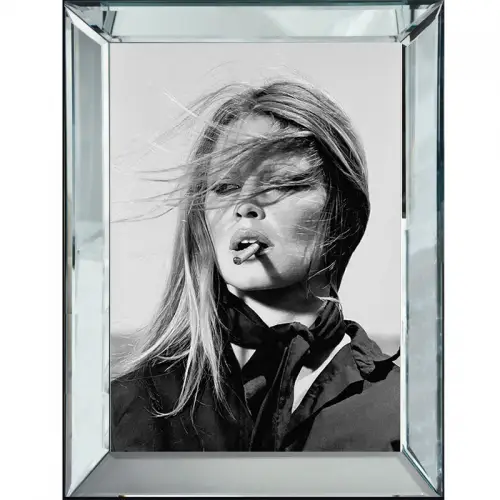 By Kohler Einzigartig und handgefertigt  Rauchen Brigitte Bardot 70x90x4,5cm (113774)
