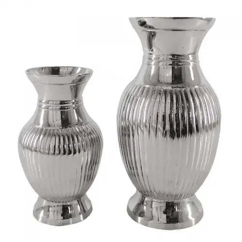 By Kohler Einzigartig und handgefertigt  Vase 8x8x16cm 7x7x12cm Small (Set Of 2) (111577)