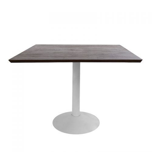 By Kohler Einzigartig und handgefertigt  Gastro-Tisch Clifton 100x100x77cm (Weißes Bein) (115456)