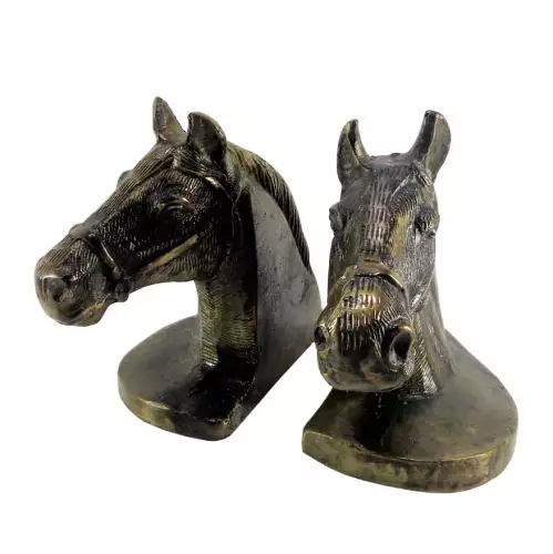 By Kohler Einzigartig und handgefertigt  Bookend 17x17x16cm Horse (105224)