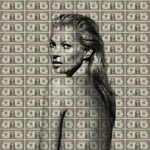 By Kohler Einzigartig und handgefertigt  Dollars Kate 80x80x2cm (114107)