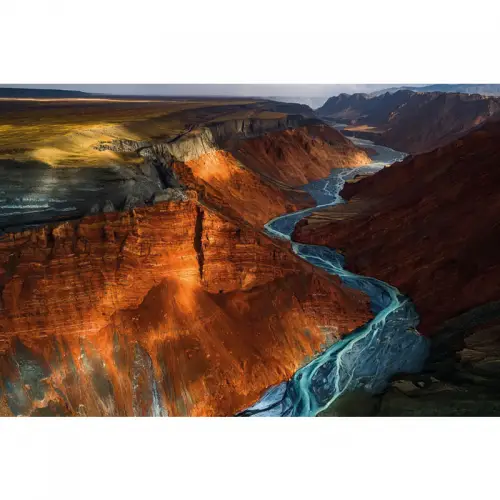 By Kohler Einzigartig und handgefertigt  Roter Berg Grand Canyon 80x120x2cm (114109)