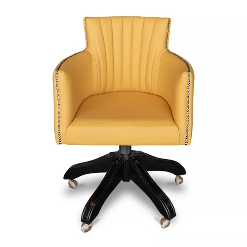 By Kohler Einzigartig und handgefertigt  Sammy Denver Office Arm Chair , leg with Wheels (116004)