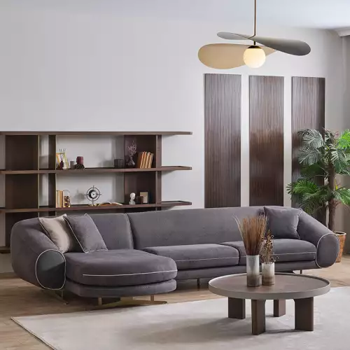 By Kohler Einzigartig und handgefertigt  Bono 3-Sitzer-Sofa mit Liegefläche (201162)
