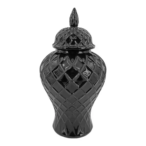 By Kohler Einzigartig und handgefertigt  Vase Min Rhombus Glänzend M 22x22x41cm (201184)