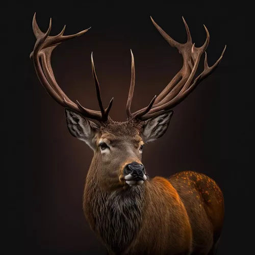 By Kohler Einzigartig und handgefertigt  Deer 80x80cm (201578)