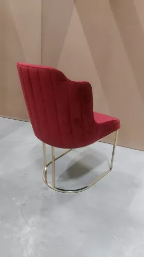 By Kohler Einzigartig und handgefertigt  Balance New Arm Chair Fabric Wm-2010 Letto 1033 / Frame Gold  (201623)