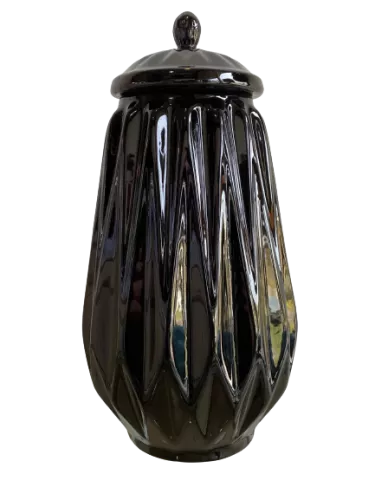 By Kohler Einzigartig und handgefertigt  Vase Origami 02 BL  28x28x52 cm (201638)
