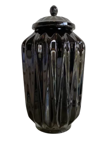 By Kohler Einzigartig und handgefertigt  Vase Origami 04 BL  28x28x52 cm (201642)