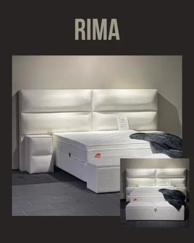 By Kohler Einzigartig und handgefertigt  Rima Bett inkl. Matratze (201937)