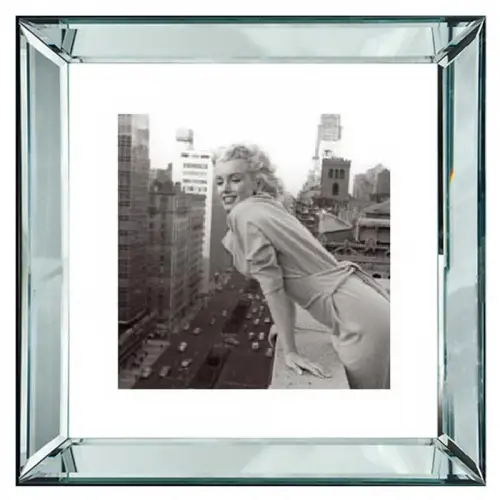 By Kohler Einzigartig und handgefertigt  Marilyn Monroe in der Botschaft I 50x50cm Passepartout (115001)