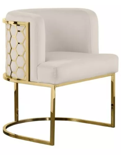 By Kohler Einzigartig und handgefertigt  Royal arm dining chair Frame Gold (202127)