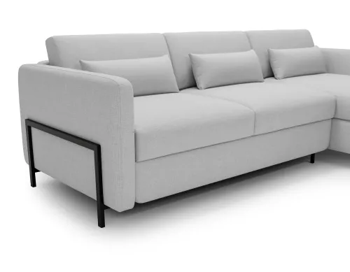 By Kohler Einzigartig und handgefertigt  Como Ecksofa mit Bett (180x198cm) (202278)