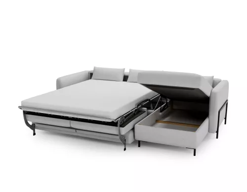 By Kohler Einzigartig und handgefertigt  Como Ecksofa mit Bett (180x198cm) (202278)