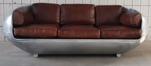 By Kohler Einzigartig und handgefertigt  Eddison 3-Sitzer Flugzeug / Aviator Style 209x81x74cm (202295)