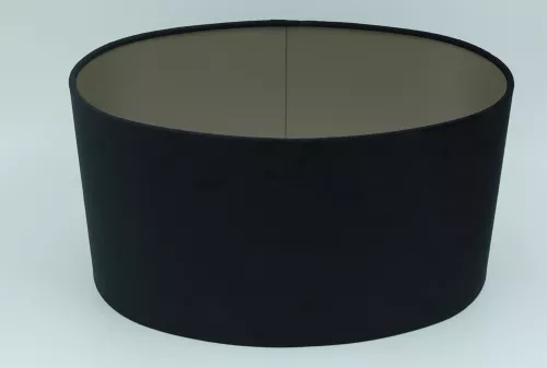 By Kohler Einzigartig und handgefertigt  Alice 69 schwarz auf Taupe Zylinder Oval (202351)
