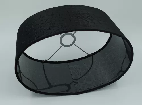 By Kohler Einzigartig und handgefertigt  Falcon 20 Schwarz auf transparentem Zylinderoval (202355)